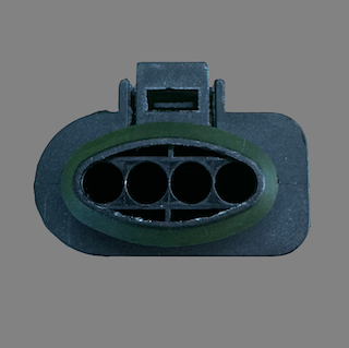4 pin Bosch style connector suits some Audi and Volkswagen coils and MAP sensors (29.5mm width)