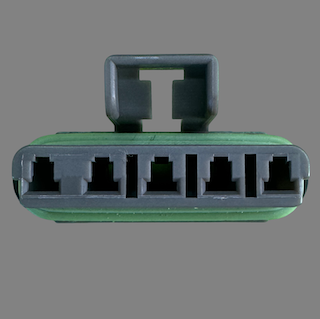 5 pin Delphi style connector connector suits Holden Trax blower motor restistor and TJM Pro series dual air compressor