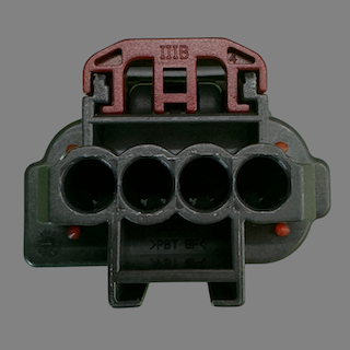 4 pin Yazaki style connector suits Ford BA Falcon DBW pedal and Ford FG Falcon MAP sensor