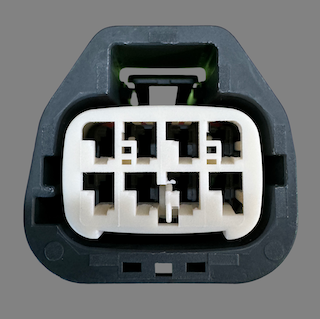 8 pin Yazaki style connector suits some Holden and Ford DBW pedals