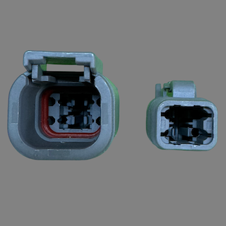 4 pin Deutsch style DTM connector set