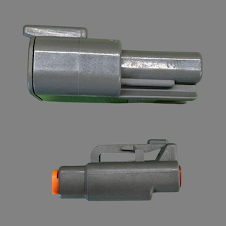 3 pin Deutsch style DTM connector set