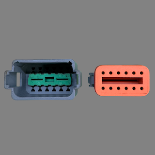 12 pin Deutsch style DT connector set