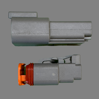 2 pin Deutsch style DT connector set