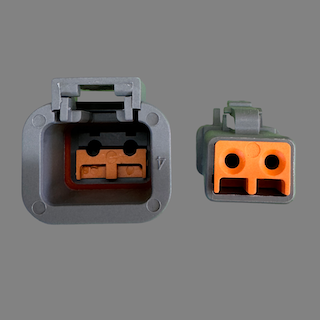 2 pin Deutsch style DTP connector set