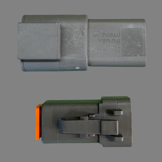 2 pin Deutsch style DTP connector set