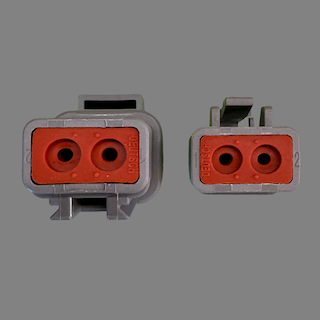 2 pin Deutsch style DTP connector set