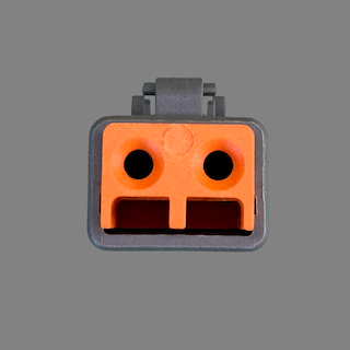 2 pin Deutsch style DTP male connector