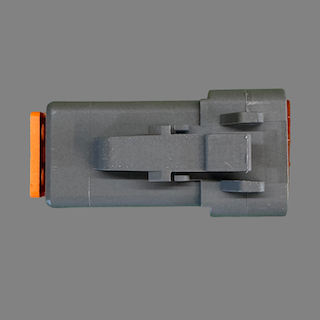 2 pin Deutsch style DTP male connector
