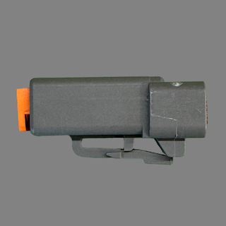 2 pin Deutsch style DTP male connector