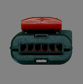 6 pin TE Connectivity style connector suits some Ford and Landrover MAF sensors