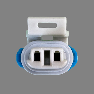 2 pin Delphi style connector suits T56 reverse lockout solenoids