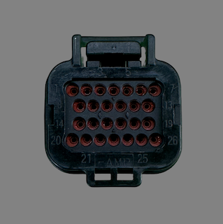 26 pin AMP style "key 3" connector