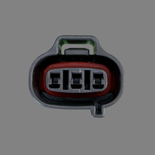 3 pin Sumitomo style connector suits some Toyota vehicle speed sensors, GR Yaris coils, Duramax and Subaru camshaft position sensors