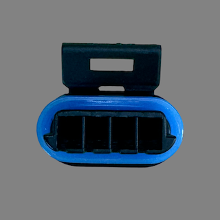 4 pin Delphi style connector suits some LS IAC valves