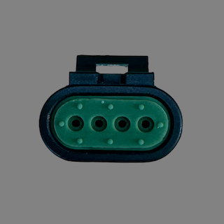 4 pin Delphi style connector suits some LS IAC valves