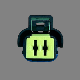 2 pin Delphi style connector suits some Landrover oil pressure switches