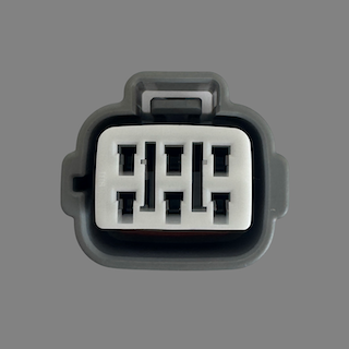 6 pin Sumitomo style connector suits some Denso DBW throttle bodies and Hino/Toyota N04C VNT actuators