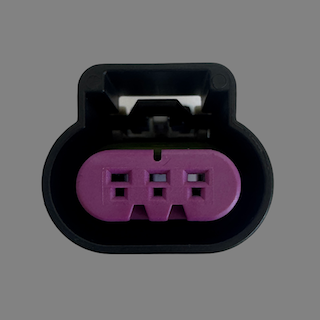 3 pin Delphi style connector suits some LS oil level and temp sensors