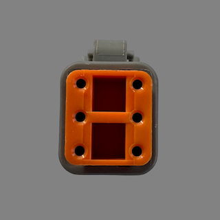 6 pin Deutsch style DTM female connector