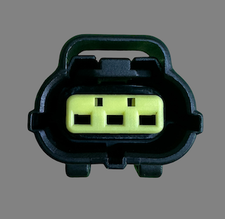 3 pin connector suits Subaru TPS, Volvo eccentric shaft sensor, Toyota sensors