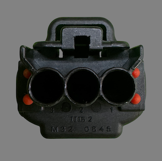 3 pin Denso style connector suits some Toyota MAP sensors, Cummins DPF sensor, Suzuki APS sensor