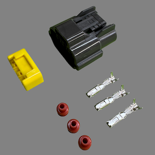 3 pin Sumitomo style connector suits Nissan coils inc. R35 and some Nissan boost sensors and air flow meters