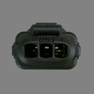 3 pin Bosch style connector suits Ford BF Boost pressure sensor and some Bosch pressure sensors