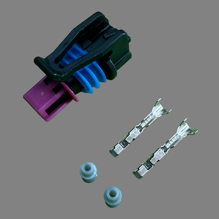 2 pin Delco style connector suits GM coolant temp sensors