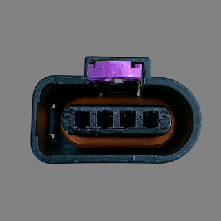 4 pin Bosch style connector suits some Audi and Volkswagen coils and MAP sensors (29.5mm width)