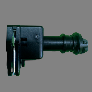 2 pin Bosch style full length connector suits some injectors, VCT solenoids and knock sensors