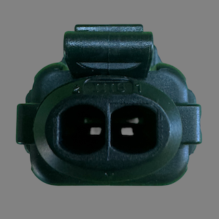 2 pin Bosch style connector suits some Holden alternators, coolant temp sensors and knock sensors and some diesel injectors