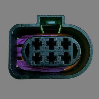 6 pin Bosch style connector suits LS 4.2 wideband O2 sensor