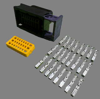 24 pin connector suits EMU Classic ECU's