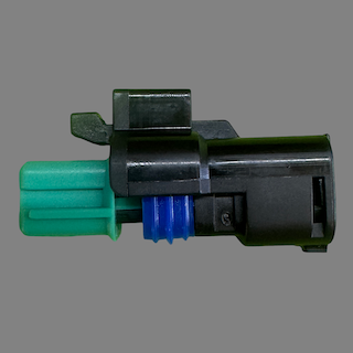 2 pin Delphi style connector suits some Mini coolant temp sensors