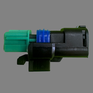 2 pin Delphi style connector suits some Mini coolant temp sensors