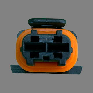 2 pin Bosch style connector suits some Holden alternators, Bosch alternators, Bosch diesel injectors and various purge valves and EVAP solenoids