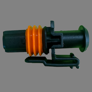 2 pin Bosch style connector suits some Holden alternators, Bosch alternators, Bosch diesel injectors and various purge valves and EVAP solenoids