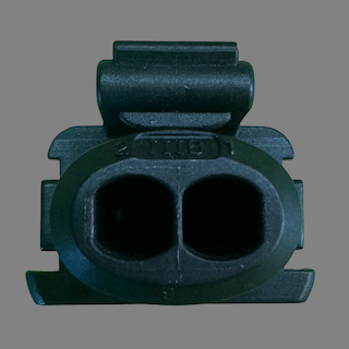 2 pin Bosch style connector suits some Holden alternators, Bosch alternators, Bosch diesel injectors and various purge valves and EVAP solenoids