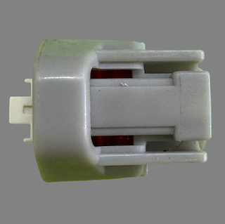 2 pin Denso style left guide connector suits Toyota transmission speed sensors and some air valves