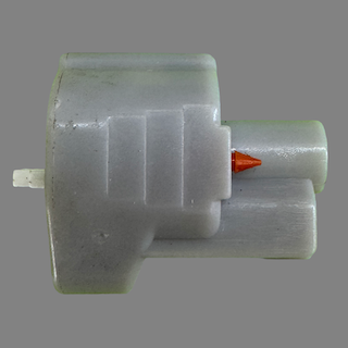 2 pin Denso style left guide connector suits Toyota transmission speed sensors and some air valves
