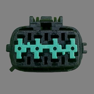 8 pin connector to suit some Nissan Skyline ignition coil harnesses and NP300 Navara headlights