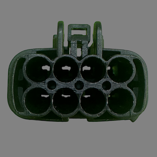 8 pin connector to suit some Nissan Skyline ignition coil harnesses and NP300 Navara headlights