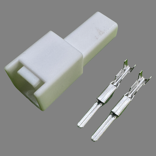 2 pin female connector suits some Toyota cigarette lighter sockets