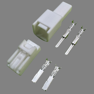 2 pin male and female connector set suits some Toyota cigarette lighter sockets