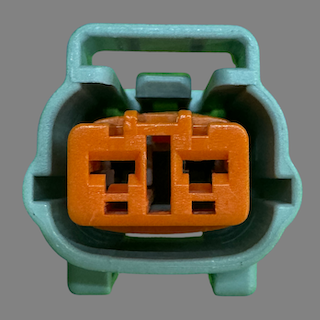 2 pin Sumitomo style connector suits Ford FG Falcon coils and RX7 and RX8 cranks angle sensor