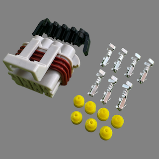 7 pin Delphi style connector suits GM/Holden LS coil sub harness ECU side