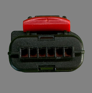 6 pin TE Connectivity style connector suits Ford FG Falcon and GM/Holden Alloytec throttle bodies
