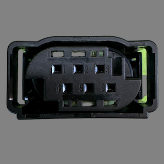 6 pin Bosch style connector suits some Bosch DBW throttle bodies and BMW active steering