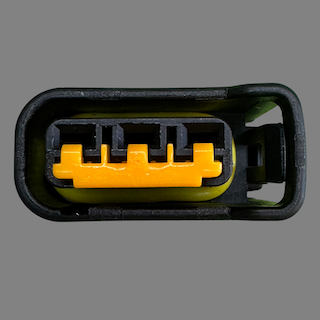 3 pin Furukawa style black connector suits some Subaru ignition coils